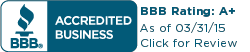 BBB Seal for Accredited Business
